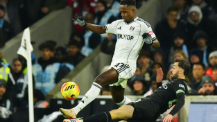 Fotbalisté Manchesteru City zdolali 5:4 v přestřelce Fulham, Haaland má 100. gól