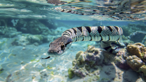 sea-snake-swimming-gracefully