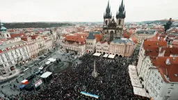 Na Staroměstském a Václavském náměstí se sejdou lidé na podporu prezidenta Pavla