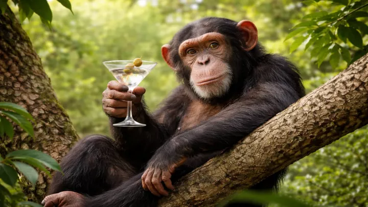 Přírodovědci u vytržení: Šimpanzi běžně zvládnou i dva drinky denně. Vysvětluje to ledacos