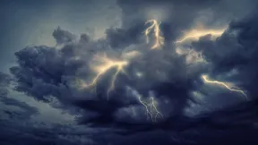 lightning-strike-cloudy-sky-night-time