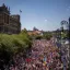 Průvodu Prague Pride se podle organizátorů zúčastnilo jako loni asi 45.000 lidí