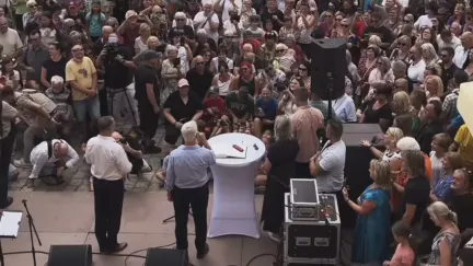 Prezident Petr Pavel dnes navštívil festival Prázdniny v Telči