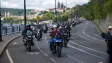 Na jízdu Prahou vyrazila kolona 800 motorkářů v čele s prezidentem Pavlem