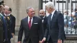 Prezident Pavel s manželkou na Hradě přivítali jordánský královský pár