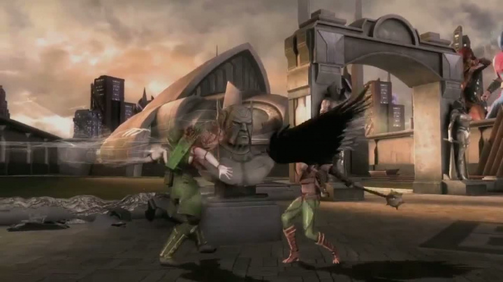 Injustice: Gods Among Us - Green Arrow vs Hawkgirl