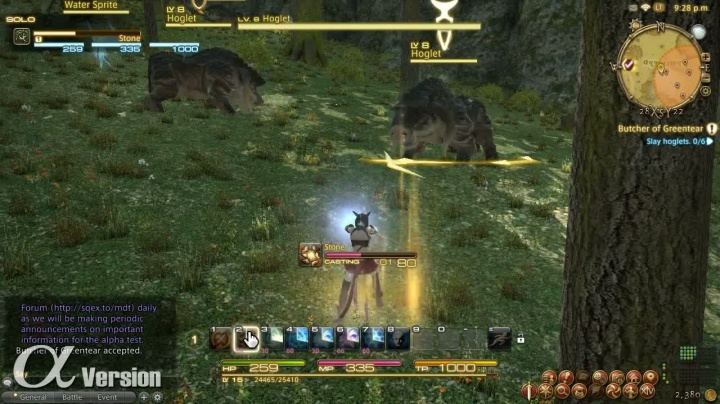 Final Fantasy XIV: A Realm Reborn - záběry z alfy