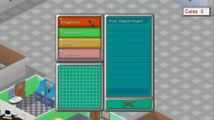 Theme Hospital - záběry z hraní