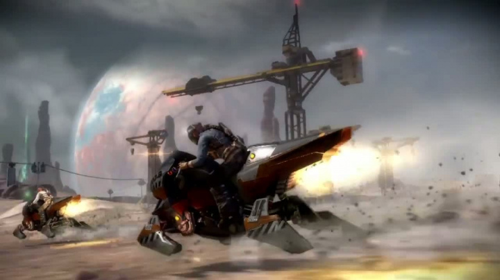 Starhawk - vehicles video #2