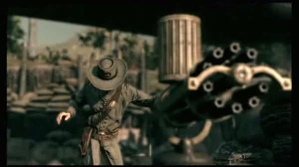 Call of Juarez Bound in Blood artillery trailer