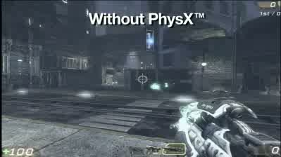 Unreal Tournament III PhysX heatray video