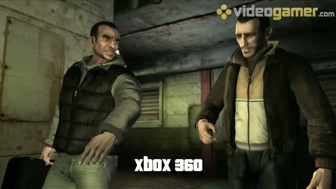 Grand Theft Auto IV PS3 vs X360 srovnávací video