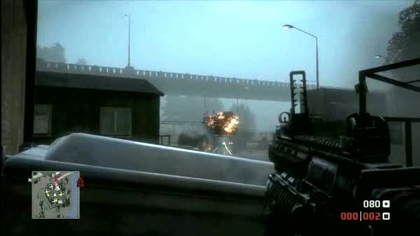 Battlefield Bad Company záběry z hraní