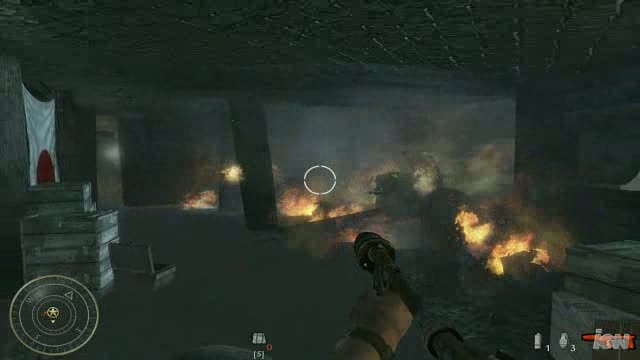 Call of Duty: World at War - singleplayer gameplay - úkryt