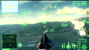 Ace Combat 6 Developer Walkthrough MP video GC-2007
