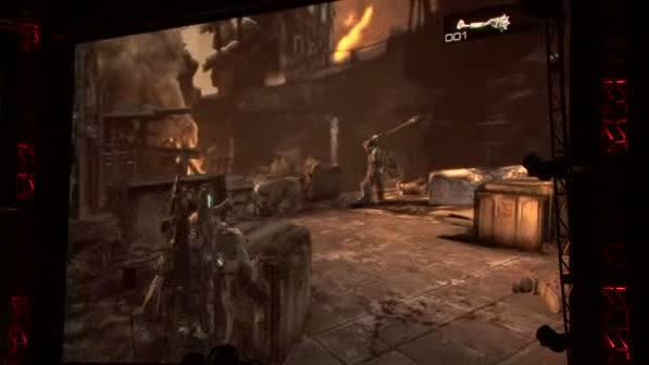 Gears of War 2 E3 2008 záběry z hraní