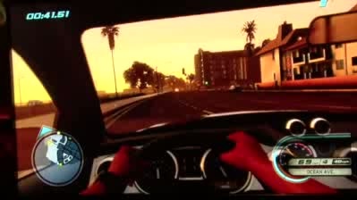Midnight Club LA GC gameplay shakycam