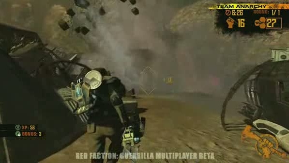 Red Faction Guerrilla multiplayerové záběry z bety
