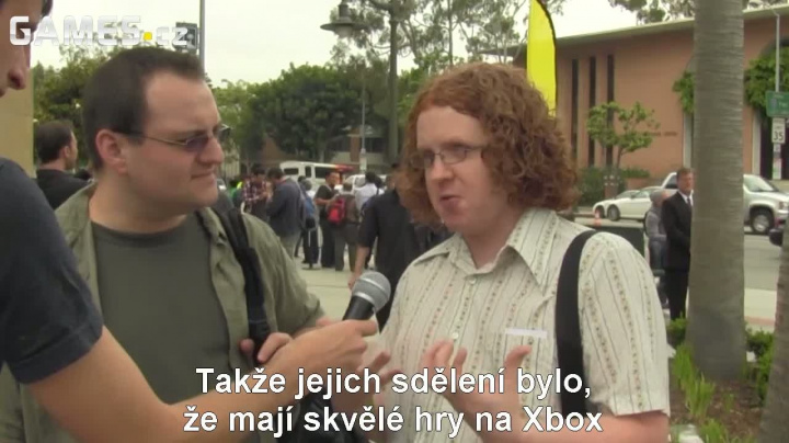 E3 2012 videoblog - reakce zahraničních novinářů na Microsoft