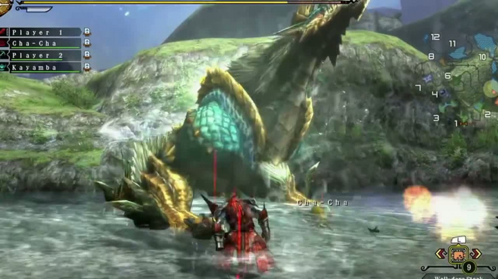 Monster Hunter 3: Ultimate - záběry z hraní