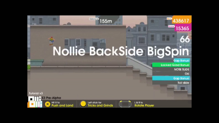 OlliOlli - E3 2013 Joy Town level playthrough
