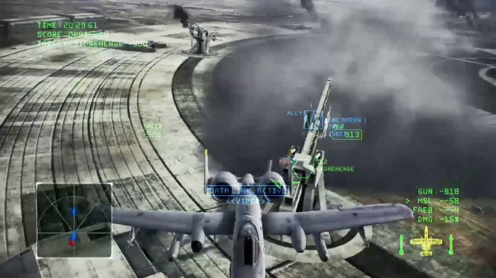 Ace Combat Infinity - Stonehange gameplay