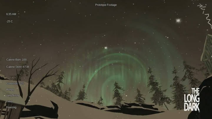 The Long Dark - záběry z prototypu