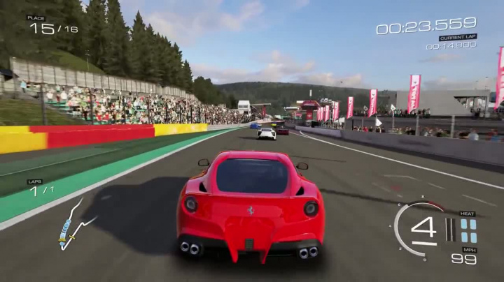 Forza Motorsport 5 - F12berlinetta na trati Spa-Francorchamps