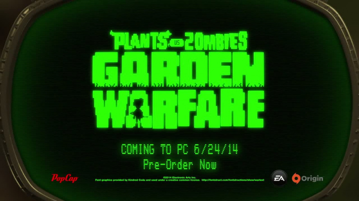 Plants vs. Zombies Garden Warfare – PC Announcement