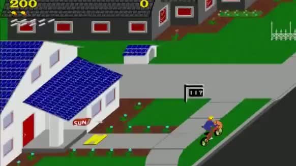 Paperboy - originální automatová verze