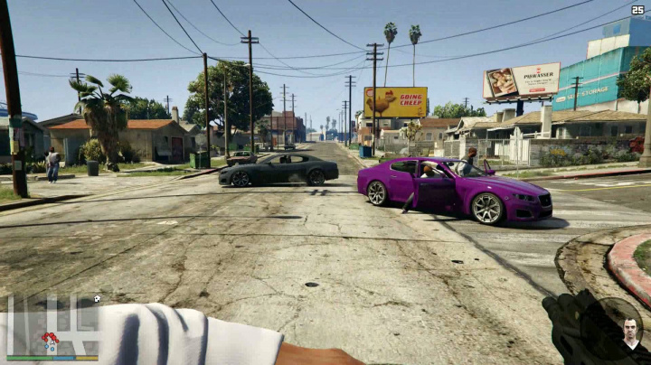 Grand Theft Auto V z pohledu první osoby