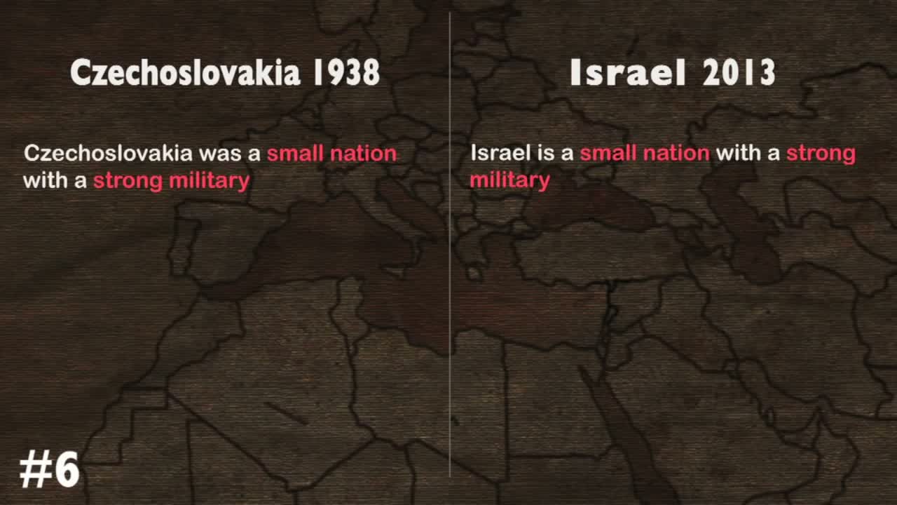 Izrael 2013 - Československo 1938?