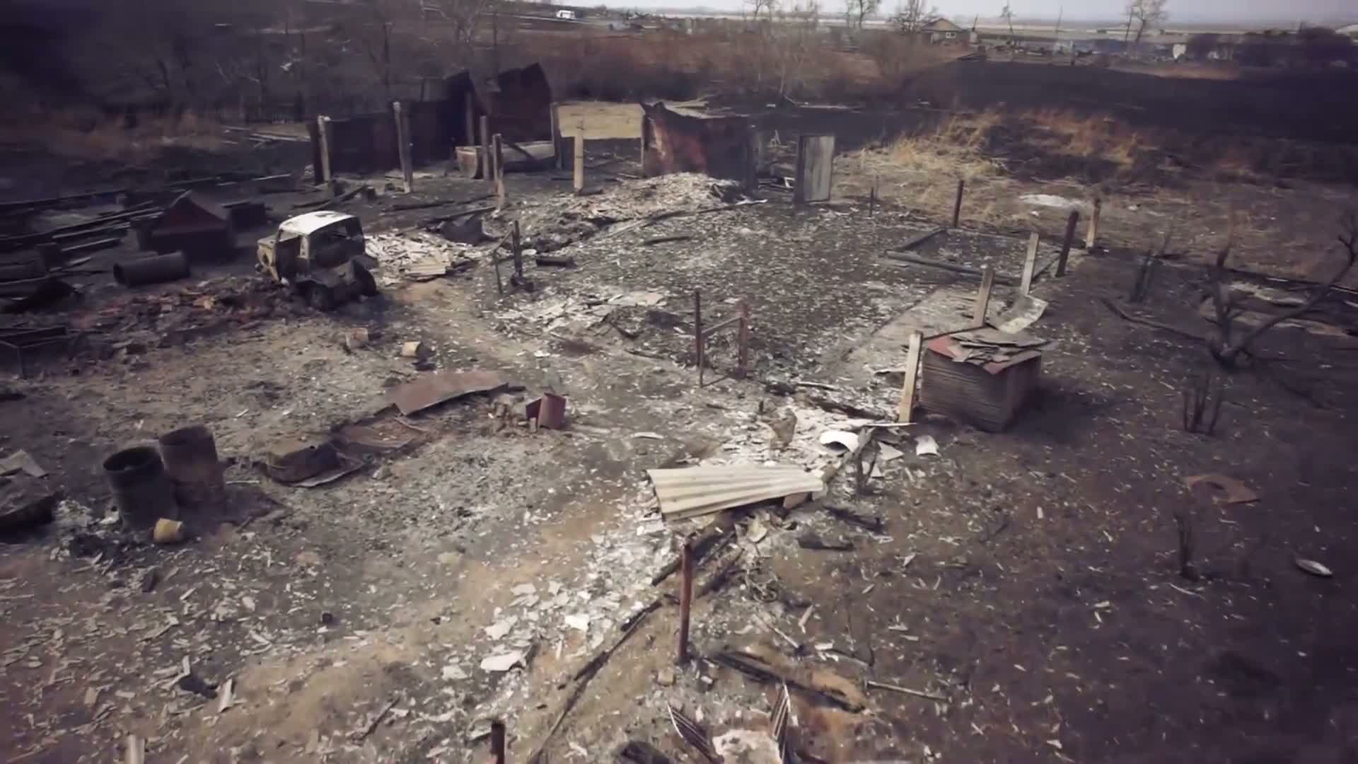 Požár zpustošil část Sibiře, podívejte se na zničené Chakasko