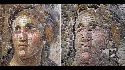 Restaurátorští neumětelové zničili vzácné římské mozaiky