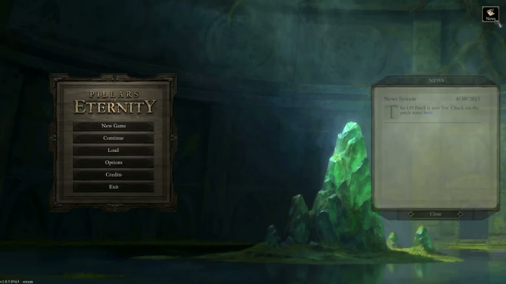 Pillars of Eternity – Nové prvky v 1.05 verzi