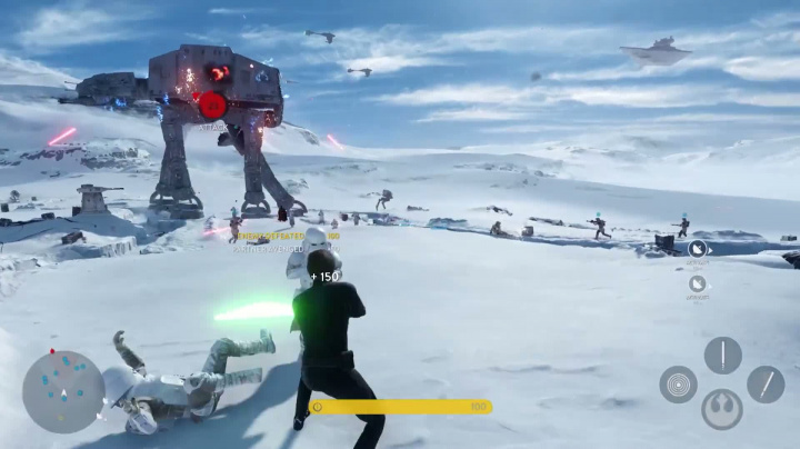 Star Wars Battlefront – Multiplayer Gameplay | E3 2015 “Walker Assault” on Hoth