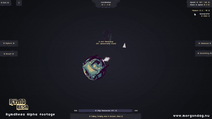 RymdResa Alpha Gameplay