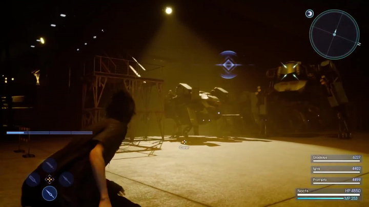 FINAL FANTASY XV - Niflheim Base Battle Footage