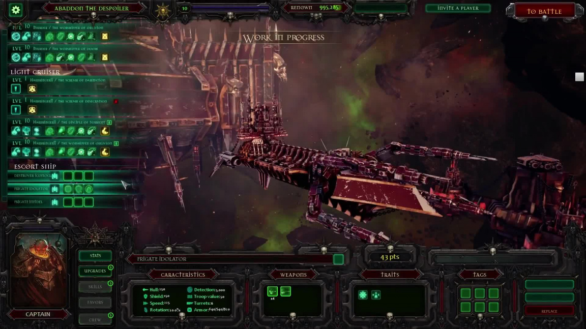 Battlefleet Gothic Armada Chaos Trailer