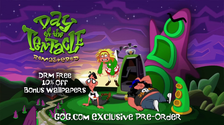 Day of the Tentacle Remastered - předobjednávka na GOG