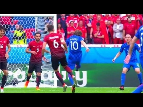 Luka Modric Amazing Goal - Turkey Vs Croatia 0-1 Euro 12/06/2016
