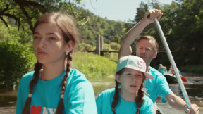 Špunti na vodě: Ukázka (blbec ve vodě)