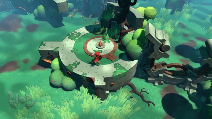 Hob - průchod lesem