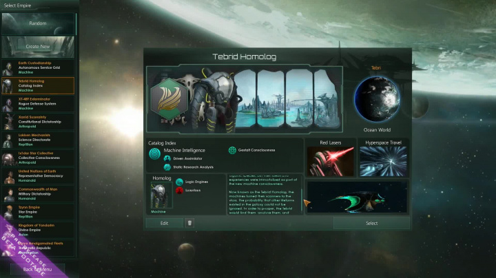 Stellaris: Synthetic Dawn - Shrnutí prvků