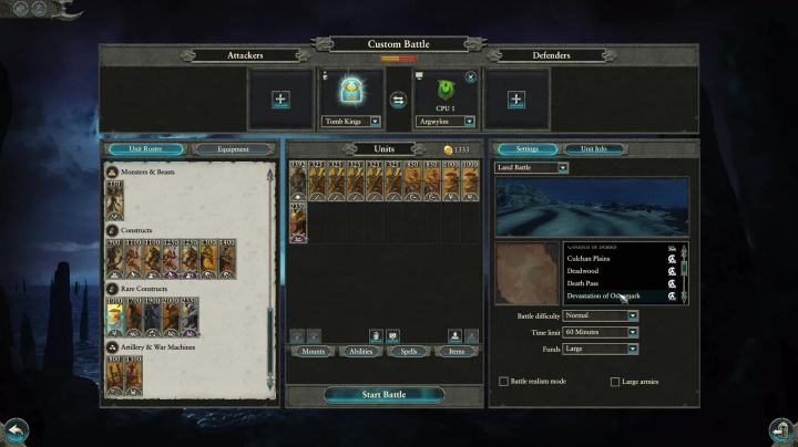 Total War: Warhammer 2 - Tomb Kings - první bitva za Tomb Kings