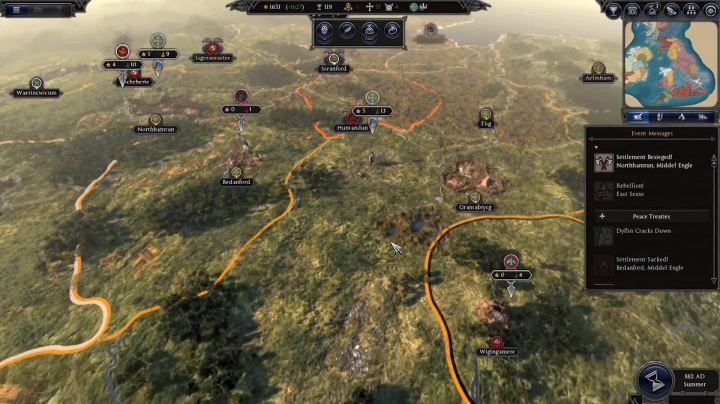 Total War Saga: Thrones of Britannia - Politika a intriky