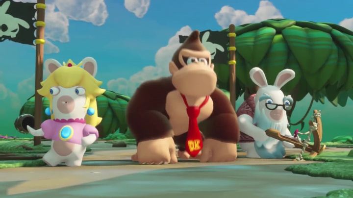 Mario + Rabbids Kingdom Battle: Donkey Kong Adventure - startovní trailer