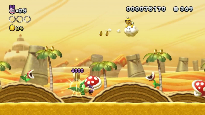 New Super Mario Bros U - Karta hry