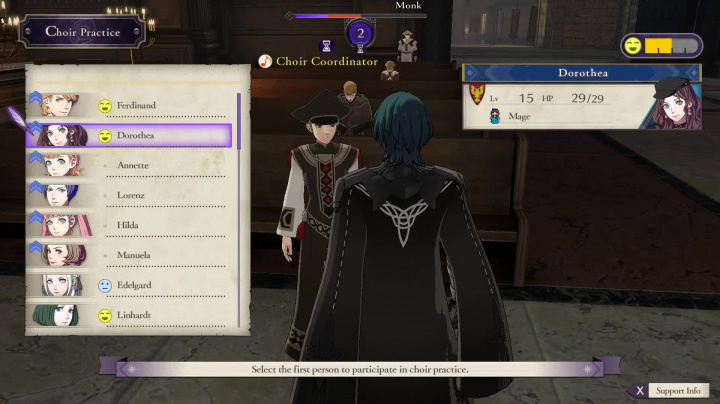 Fire Emblem: Three Houses - Záběry z hraní