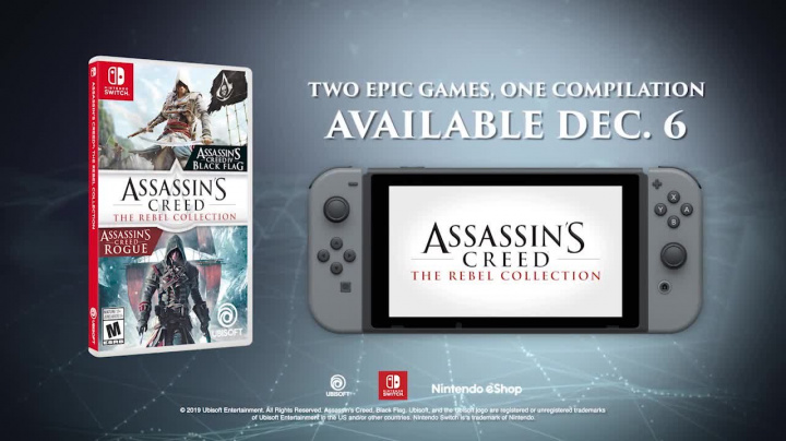 Assassin's Creed: The Rebel Collection - Oznámení verze pro Switch